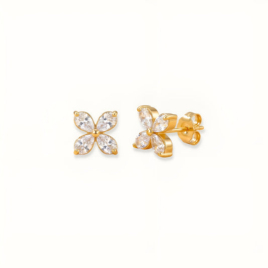 Iris Studs - 18k Gold Plated