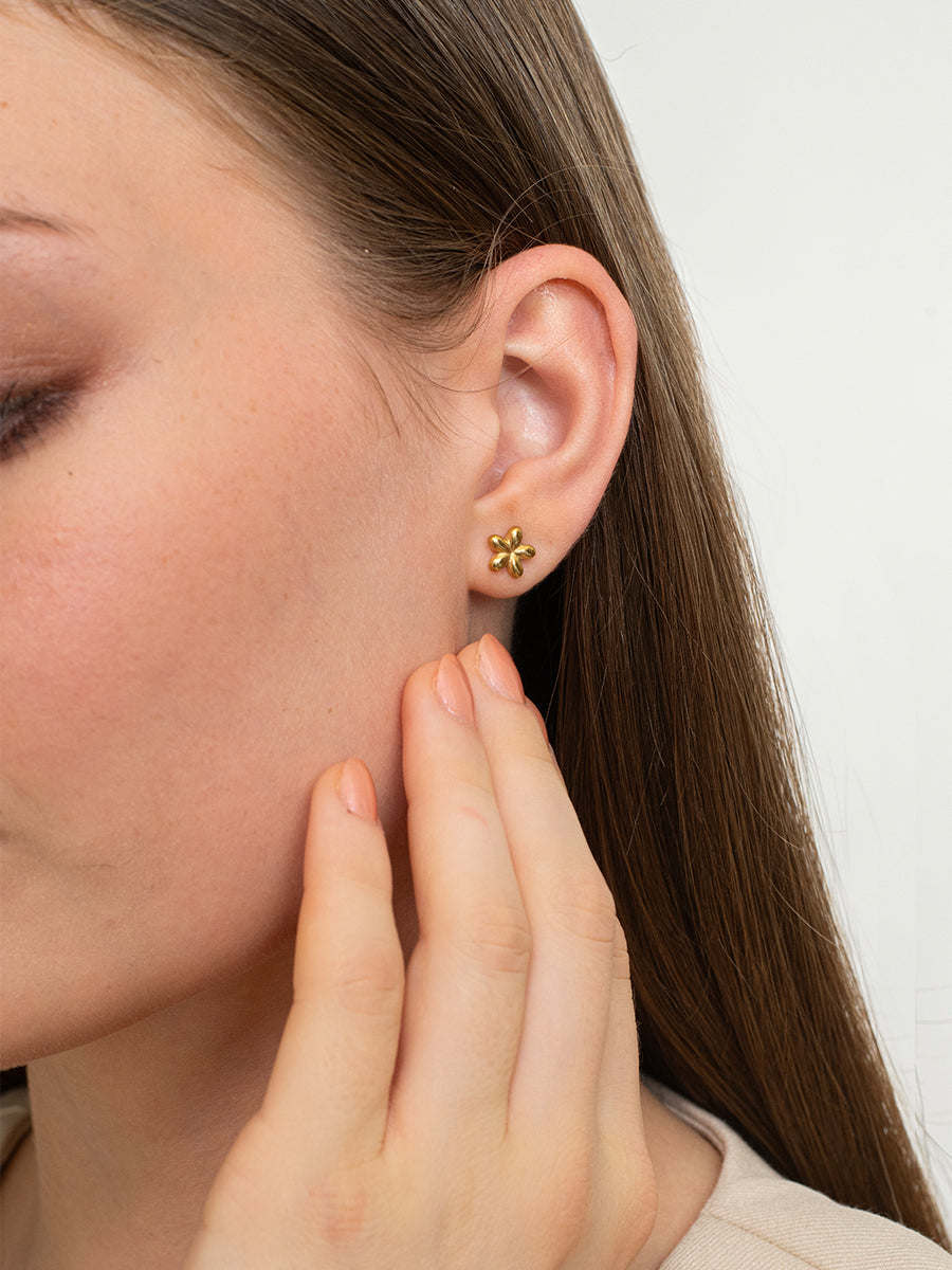 Virelle Earrings – 18K Gold Plated image 4
