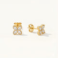 Daisy Studs - 18k Gold Plated