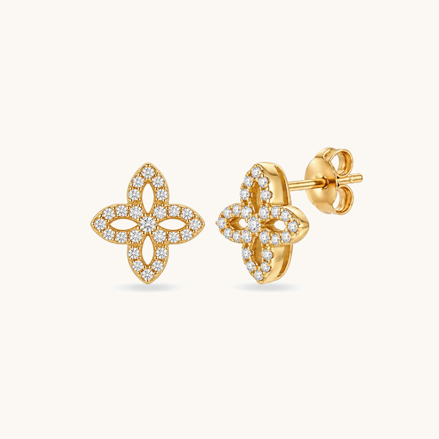 Freya Studs - 18K Gold Plated image 1