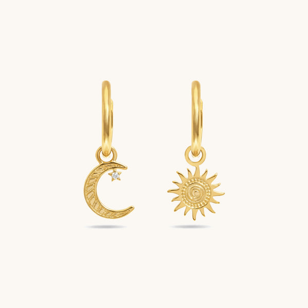 Solar Huggies - 18k Gold Plated