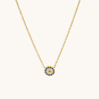 Nazar Evil Eye Necklace  - 18K Gold Plated