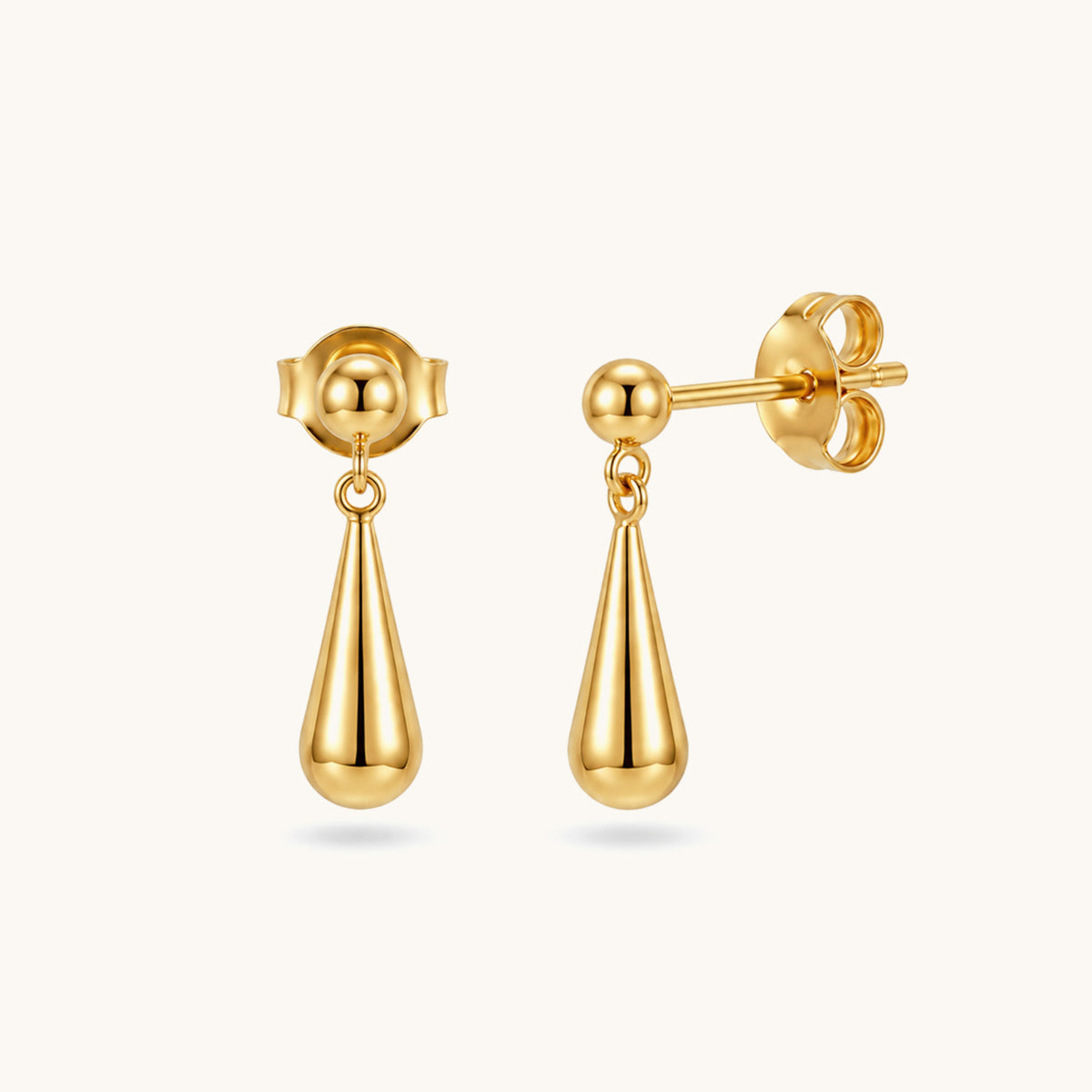 Rhea Drops Studs - 18K Gold Plated