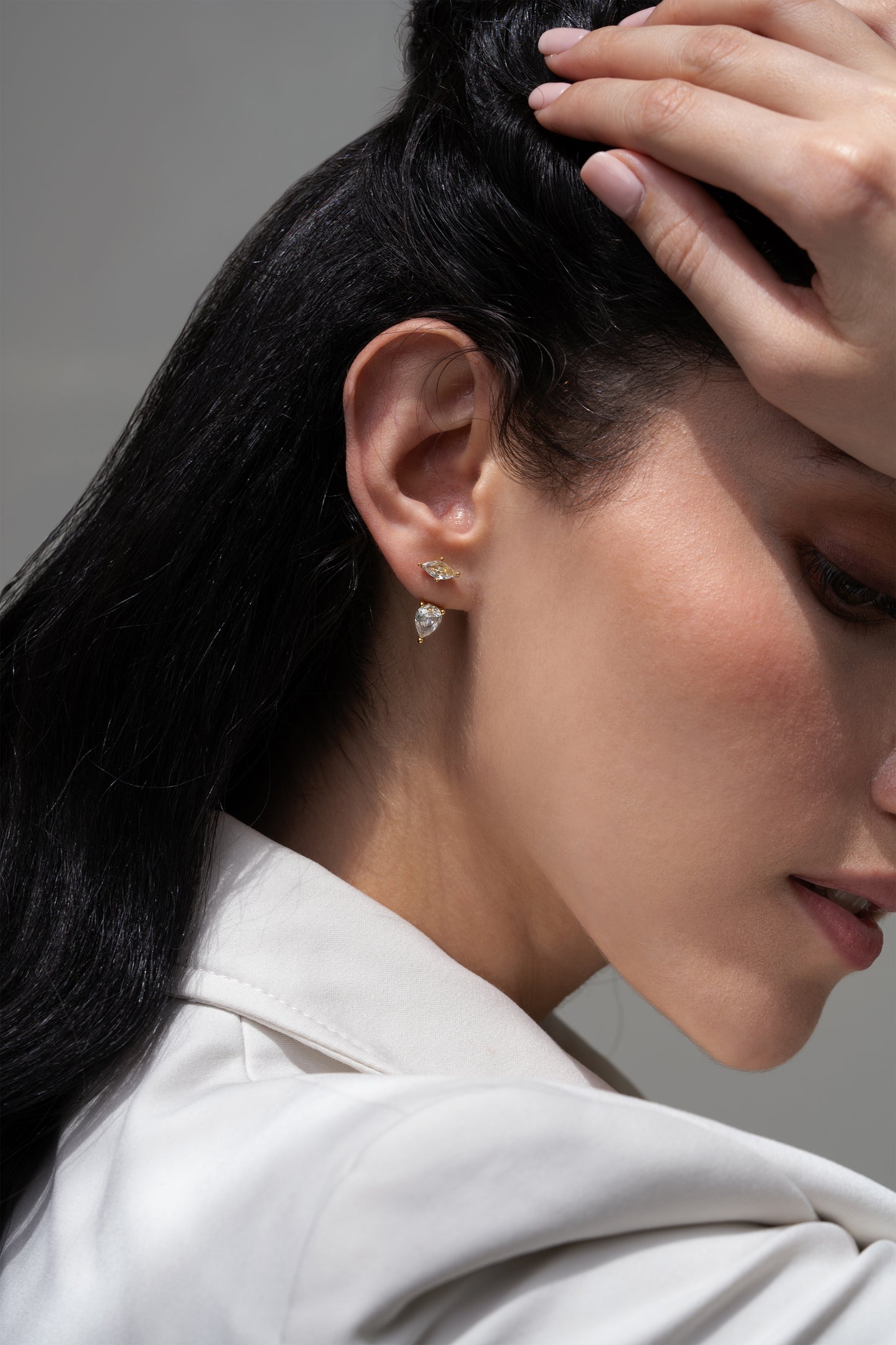 Rue Jacket Earrings - 18k Gold Plated