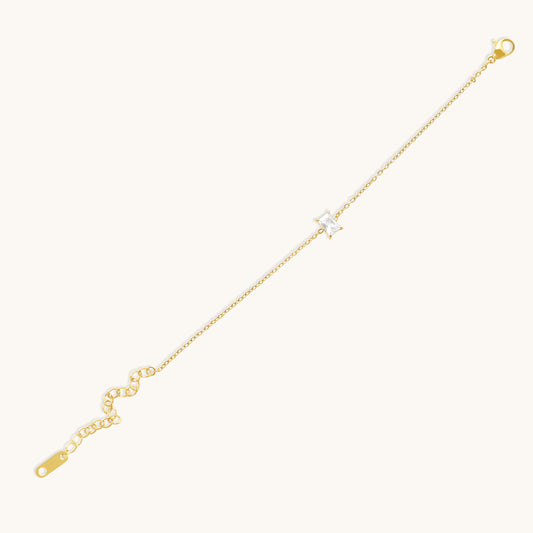 Baguette Bracelet - 18K Gold Plated