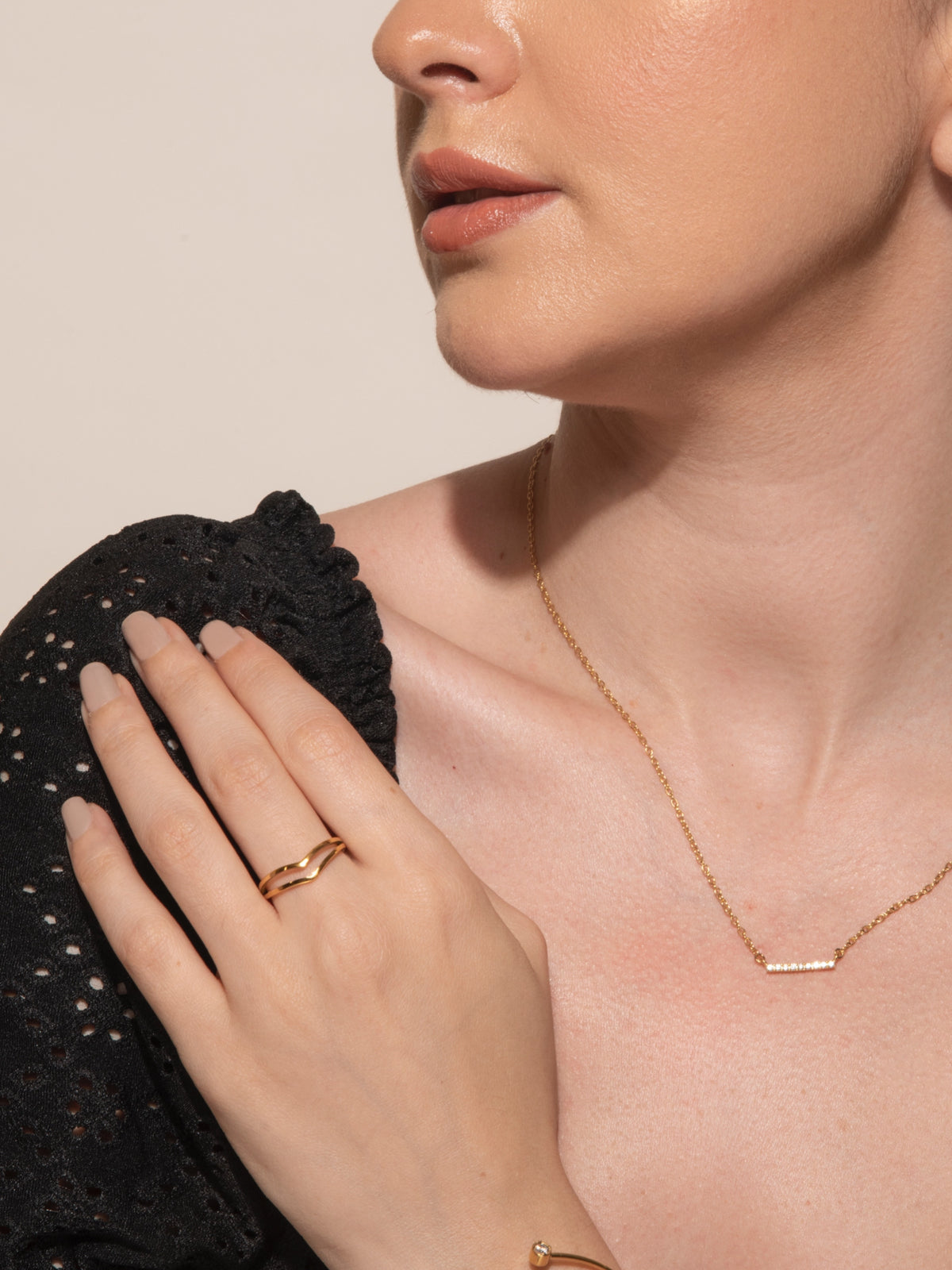 Zinnia Ring - 18K Gold Plated image 4