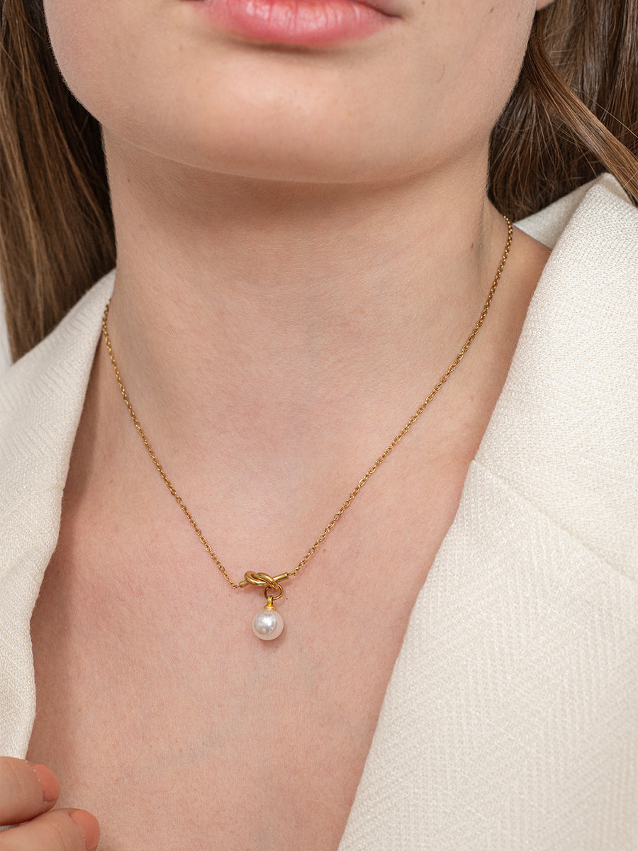 Opaline Necklace - 18k Gold Plated image 4