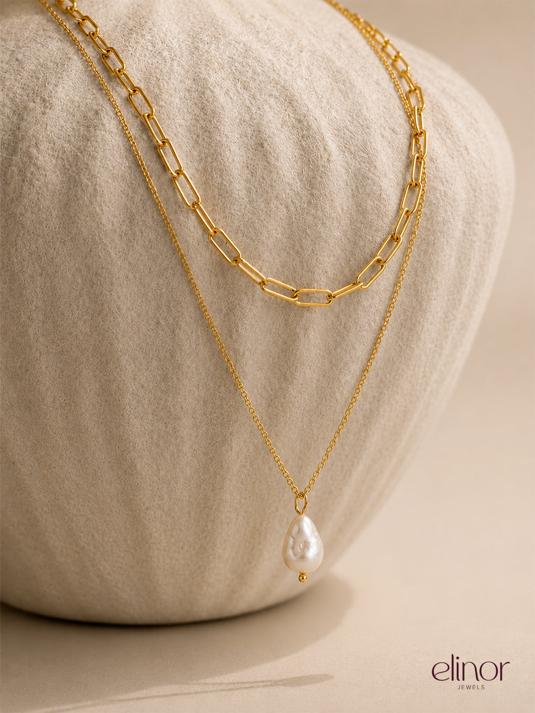 Capri Layered Necklace -  18K Gold Plated