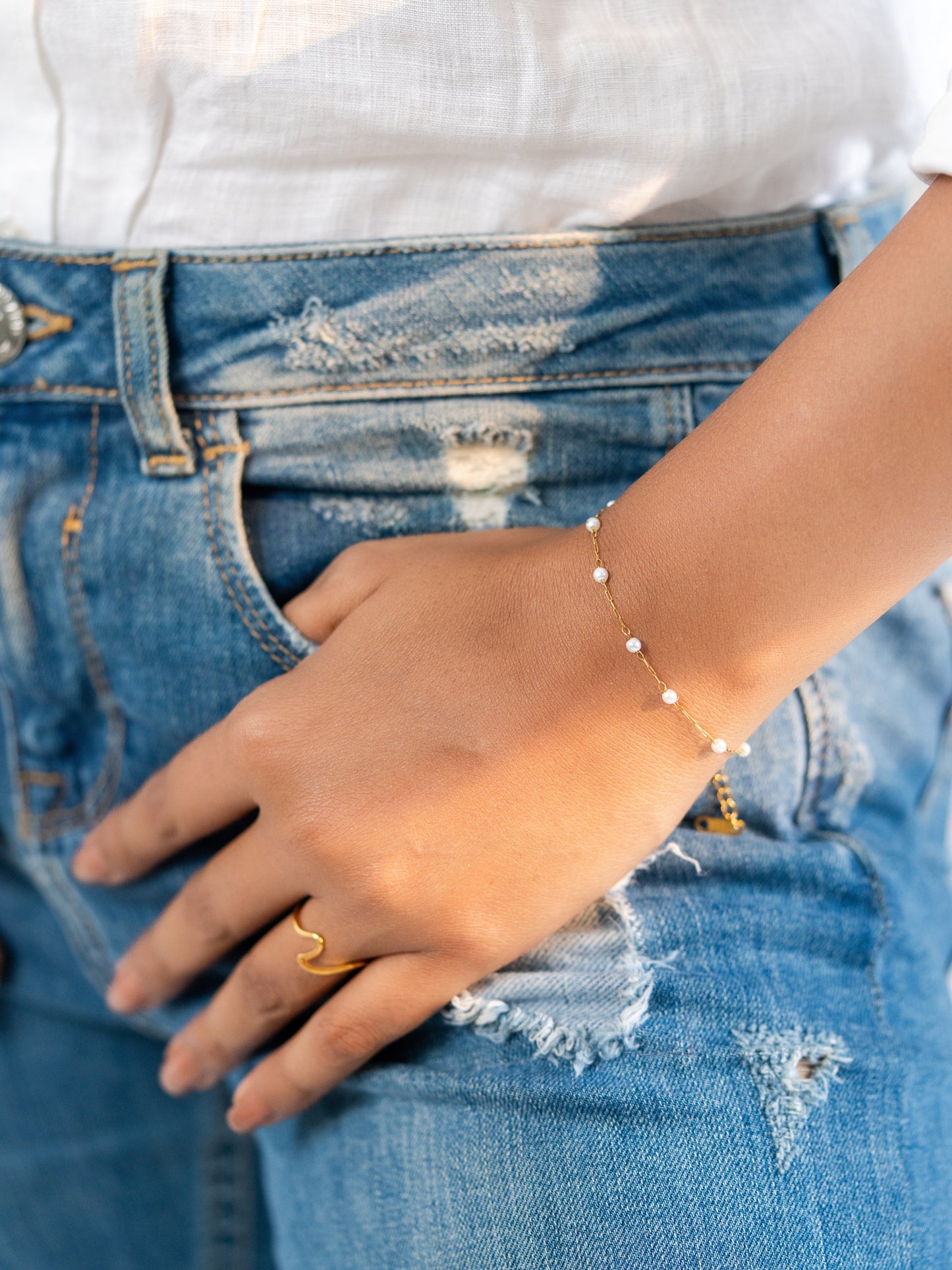 Arya Bracelet - 18K Gold Plated