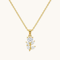 Petal Vine Necklace - 18k Gold Plated