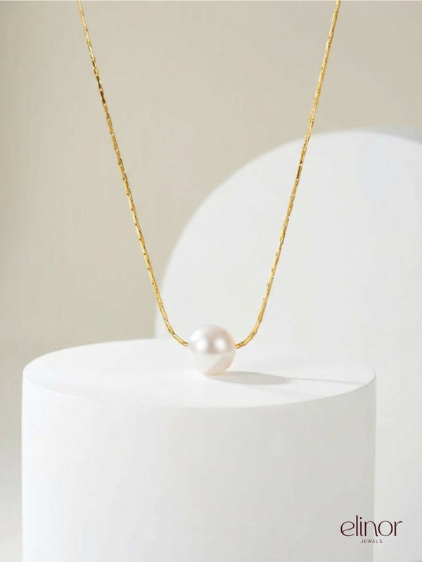 Zia Pearl Necklace - 18K Gold Plated