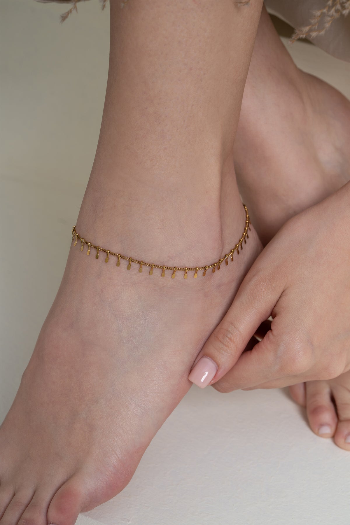 Chandni Anklet - 18K Gold Plated image 2