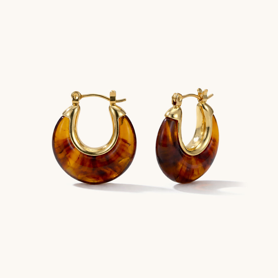 Aura Hoops - 18K Gold Plated image 1