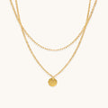 Radiant Dot Necklace - 18K Gold Plated