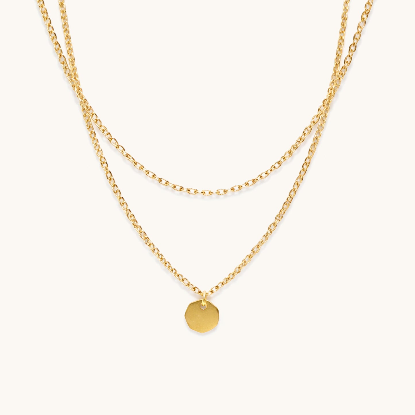 Radiant Dot Necklace - 18K Gold Plated