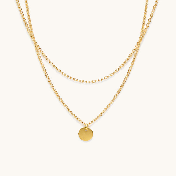 Radiant Dot Necklace - 18K Gold Plated