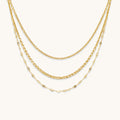 Tria Glow Necklace - 18K Gold Plated