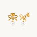 Isolde Pearl Earrings – 18K Gold Plated