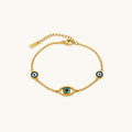 Paloma Evil Eye Bracelet - 18K Gold Plated