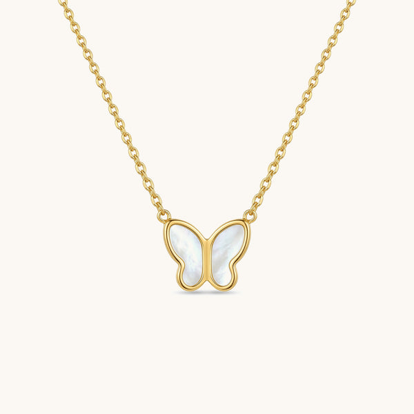Sweet Wings Necklace - 18K Gold Plated