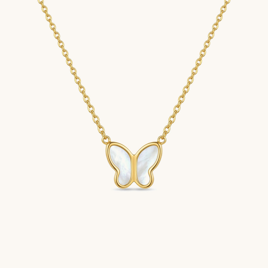 Sweet Wings Necklace - 18K Gold Plated image 1
