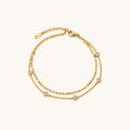 Danika Layered Bracelet - 18K Gold Plated