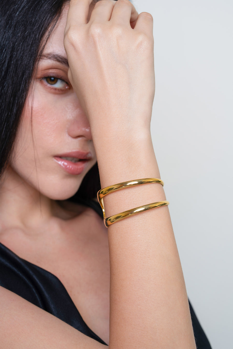 Ruth Cuff -18K Gold Plated image 2