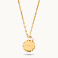 Vintage Circle Necklace - 18K Gold Plated