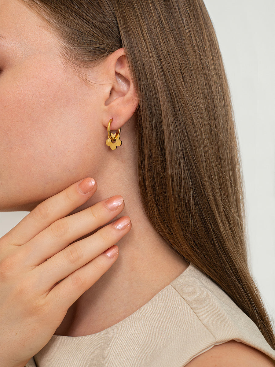 Clove Huggies - 18k Gold Plated image 4