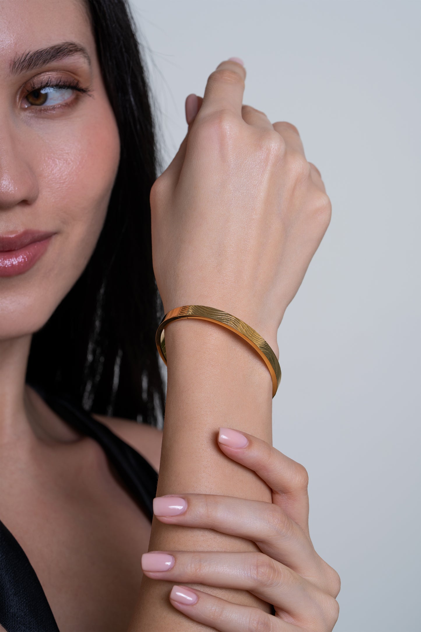 Molten Bangle - 18K Gold Plated