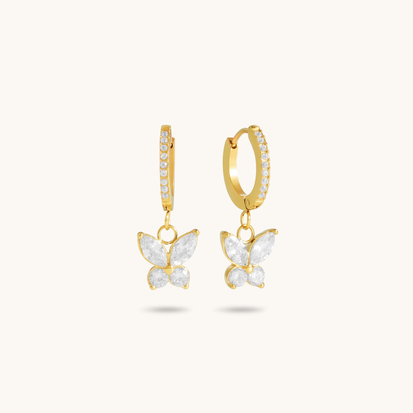 Alina Huggies - 18K Gold Plated