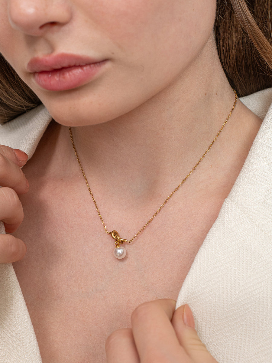 Opaline Necklace - 18k Gold Plated image 3
