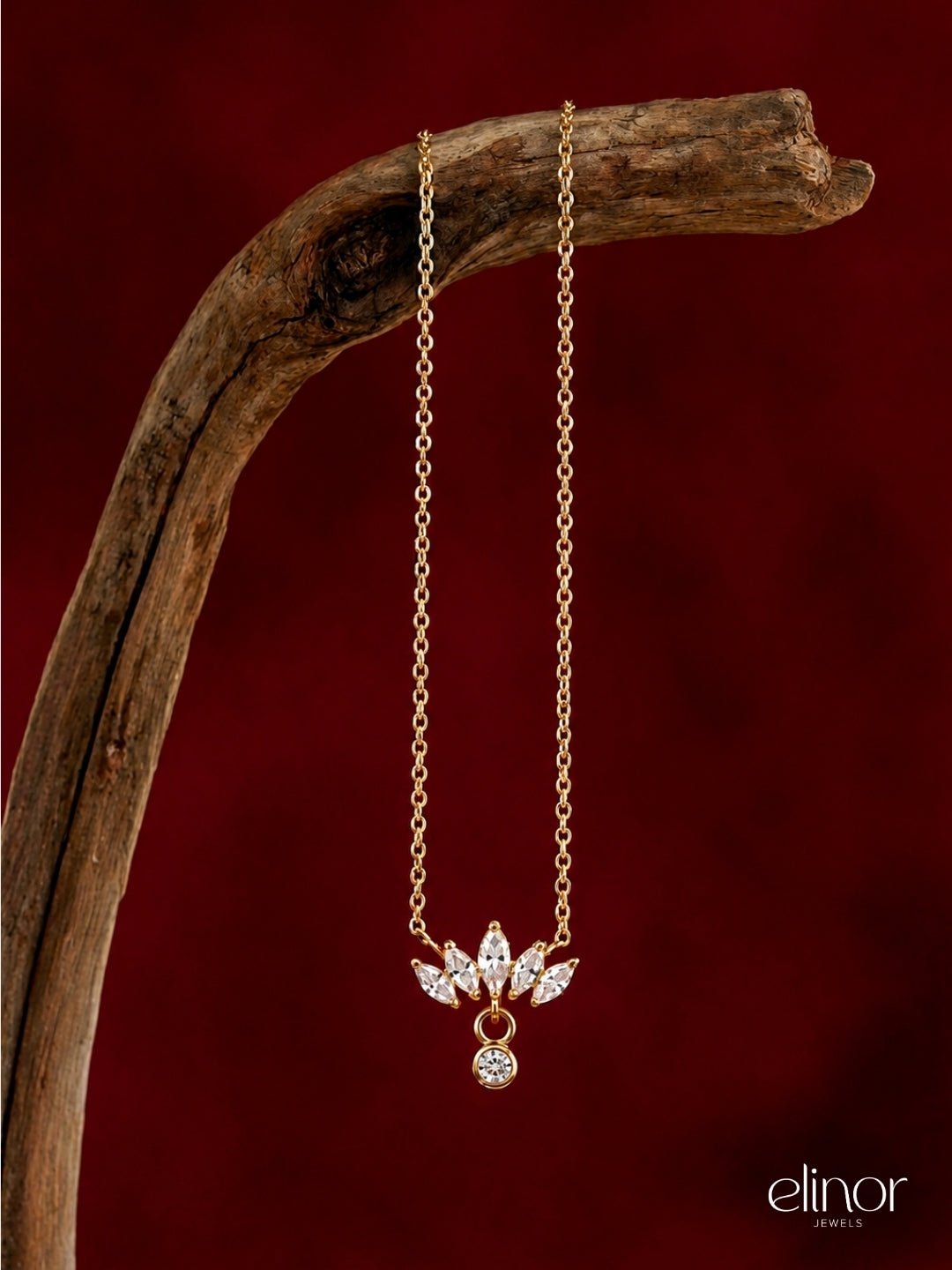 Laurel Necklace - 18k Gold Plated image 4