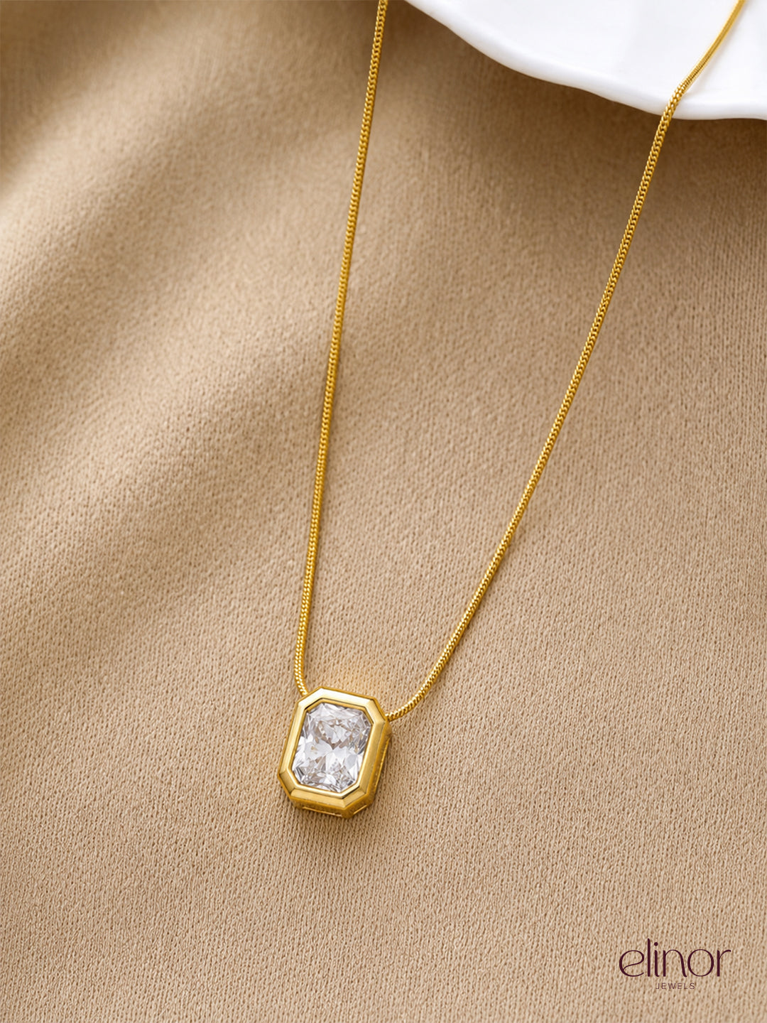 Classic Gleam Necklace - 18K Gold Plated image 2
