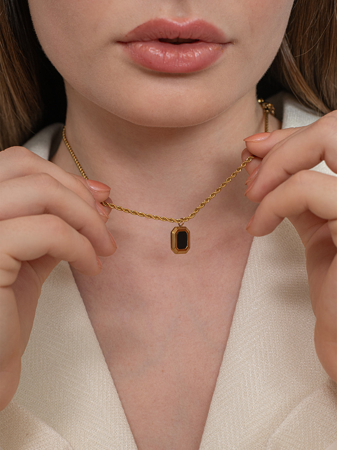 Deep Sea Necklace - 18k Gold Plated image 3
