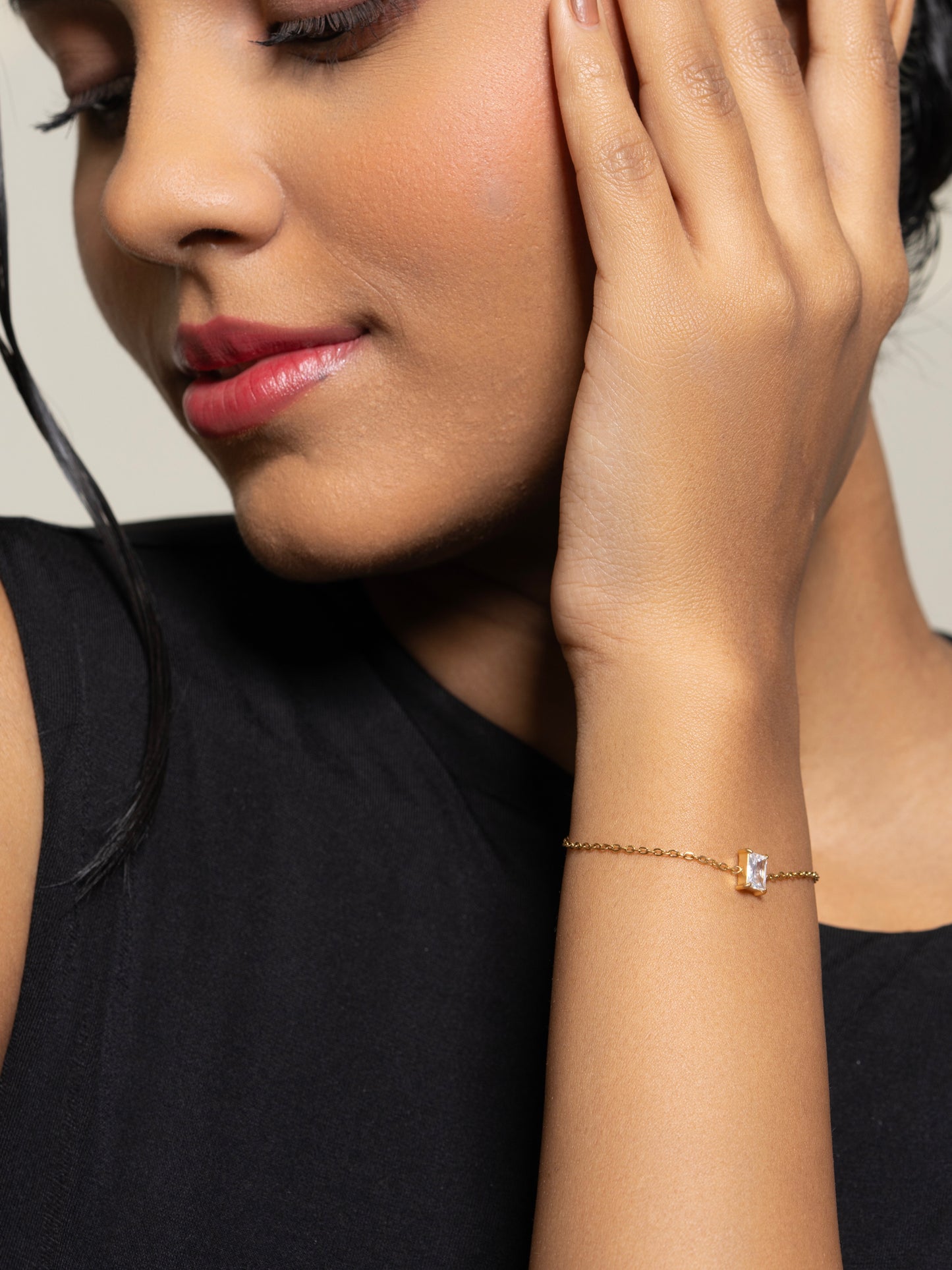 Baguette Bracelet - 18K Gold Plated