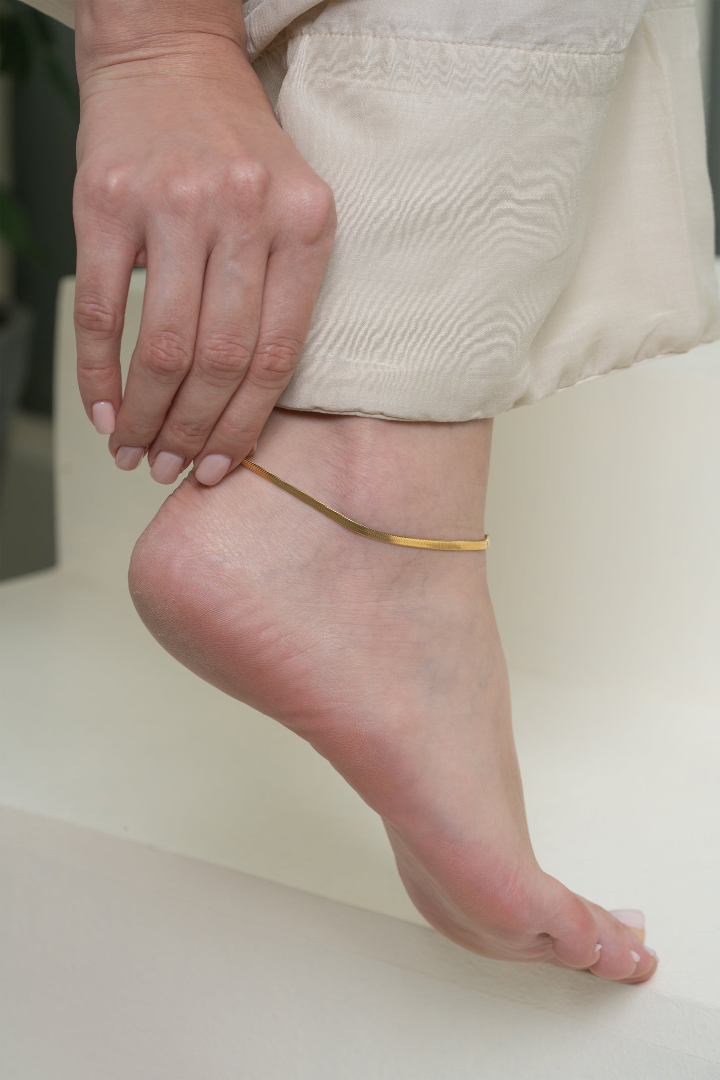 Classic Gold Anklet - 18K Gold Plated