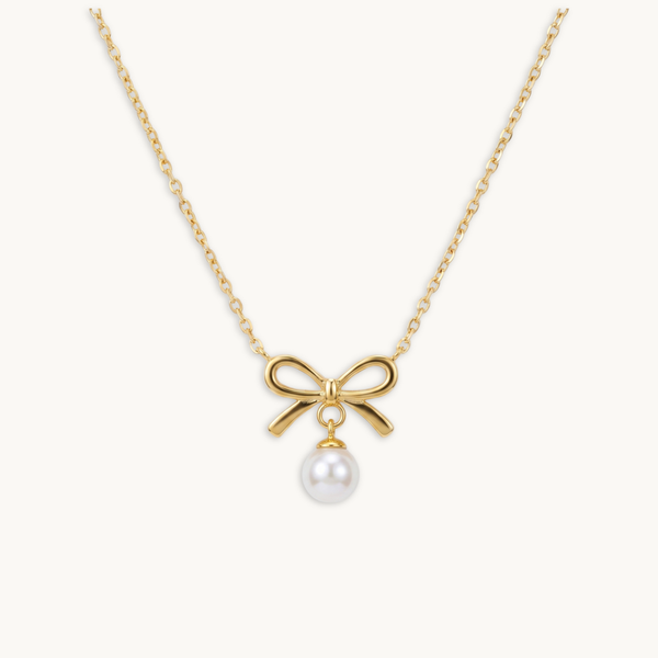Adele Pearl Necklace – 18K Gold Plated