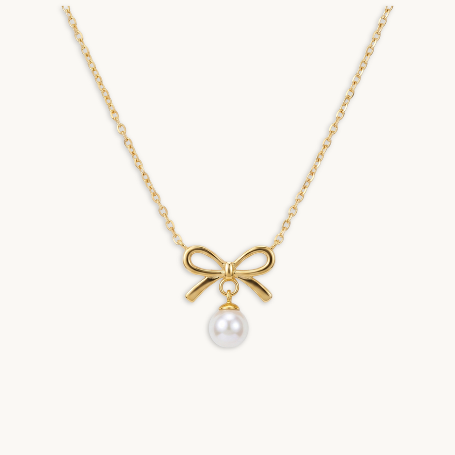 Adele Pearl Necklace – 18K Gold Plated image 1