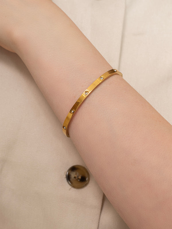 Flicker Cuff - 18K Gold Plated