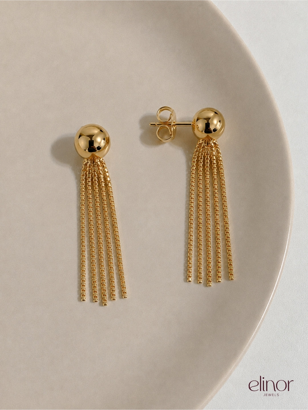 Azura Earrings – 18K Gold Plated image 4