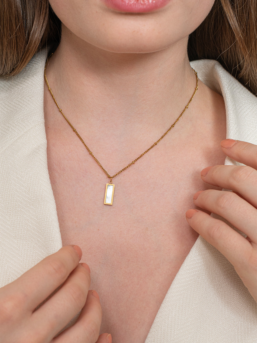 Eliza Necklace - 18k Gold Plated