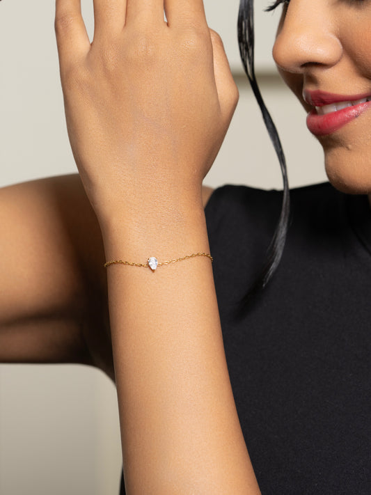 Pear Bracelet - 18K Gold Plated