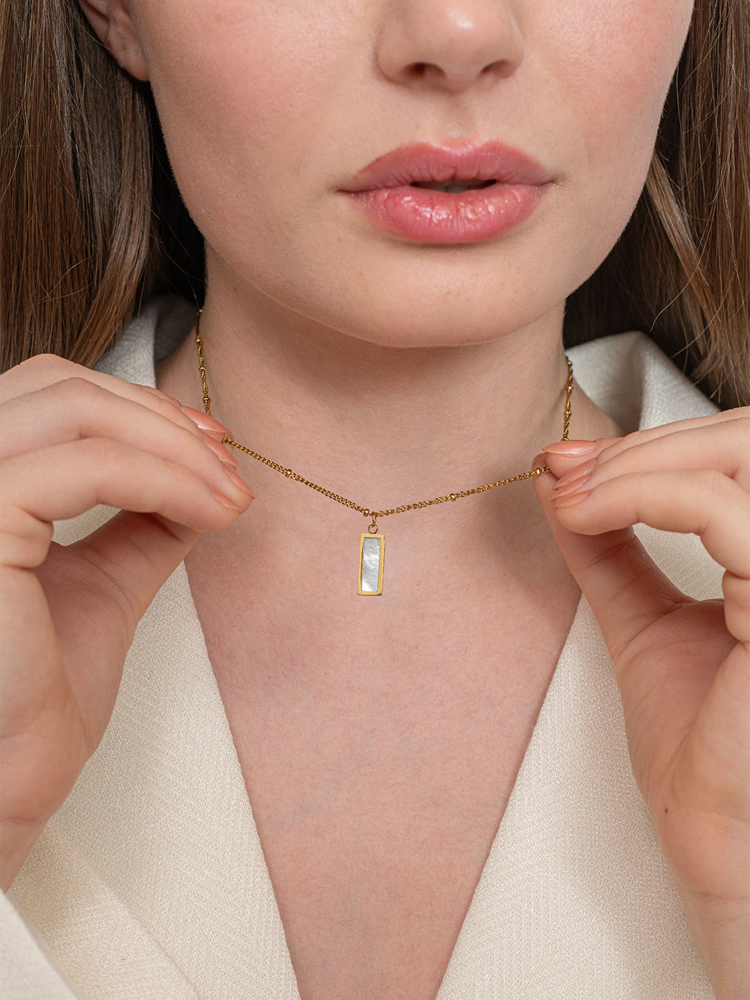 Eliza Necklace - 18k Gold Plated image 3