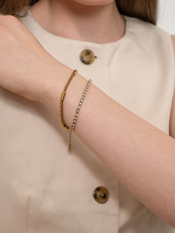 Gleam bracelet - 18k Gold Plated