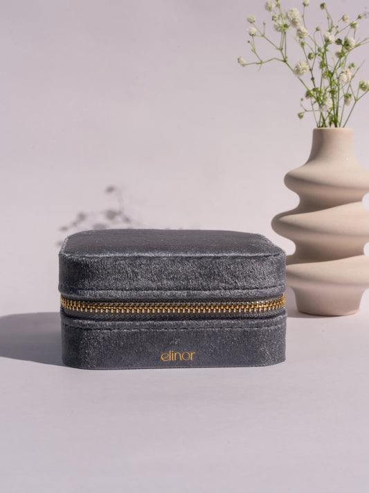 Aeries Jewellery Organiser Box- Grey