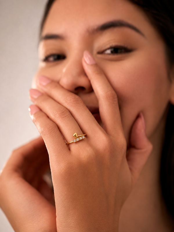 Beam Ring – 18K Gold Plated