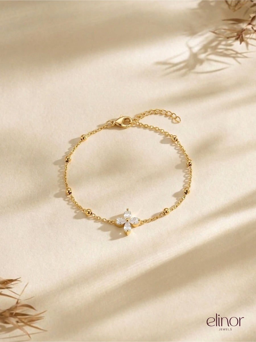 Bloom Charm Bracelet - 18k Gold Plated image 2