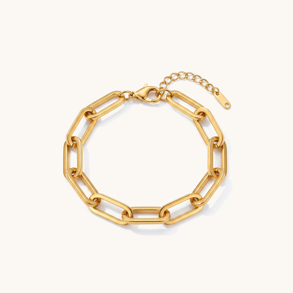 Bold link bracelet - 18k Gold Plated