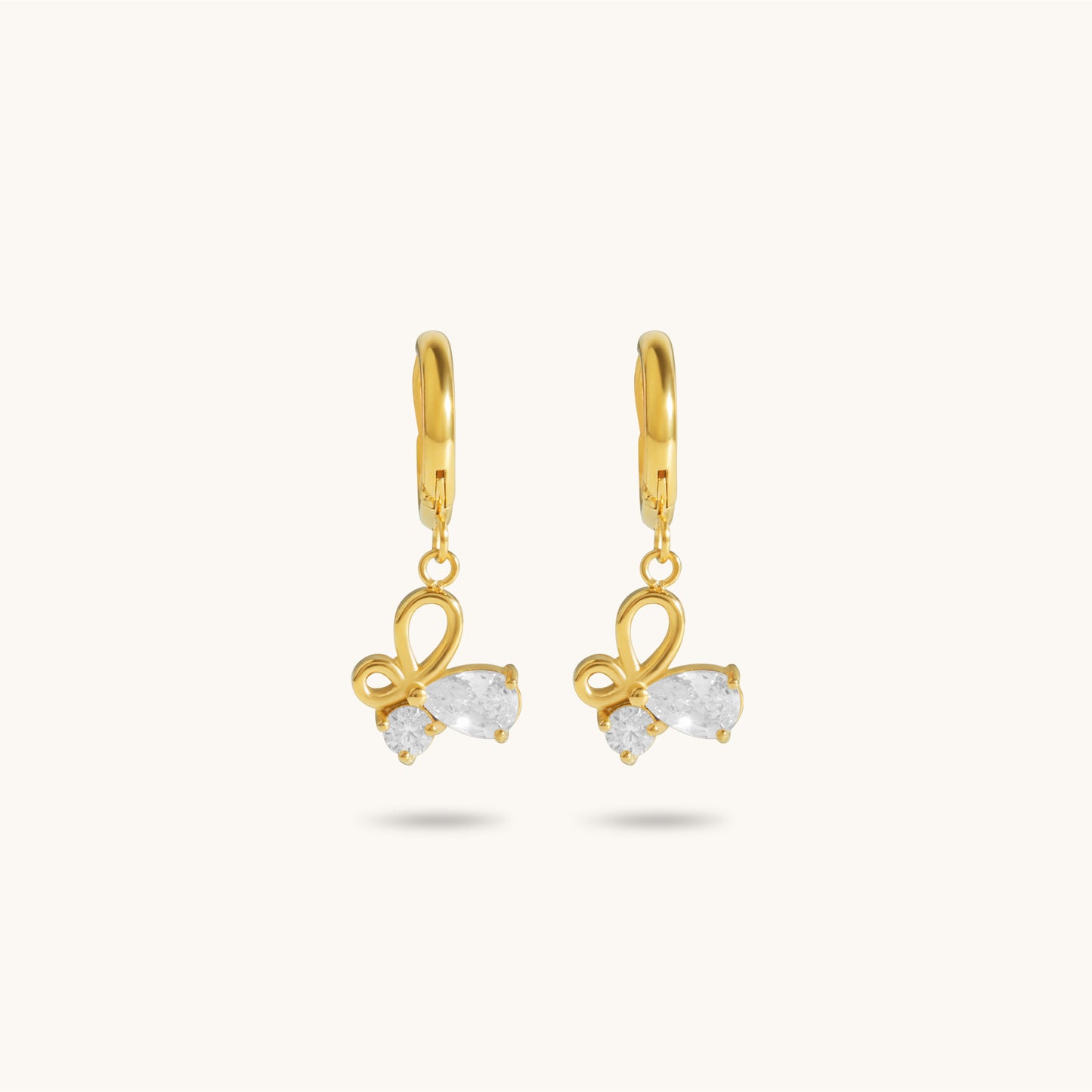 Briee Huggies - 18K Gold Plated